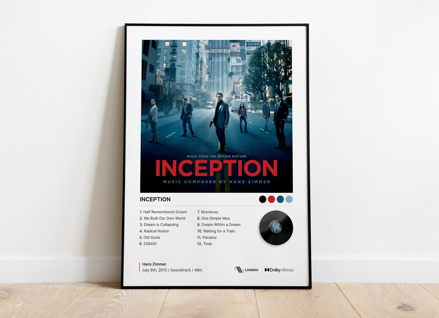 Locandina della colonna sonora di Inception