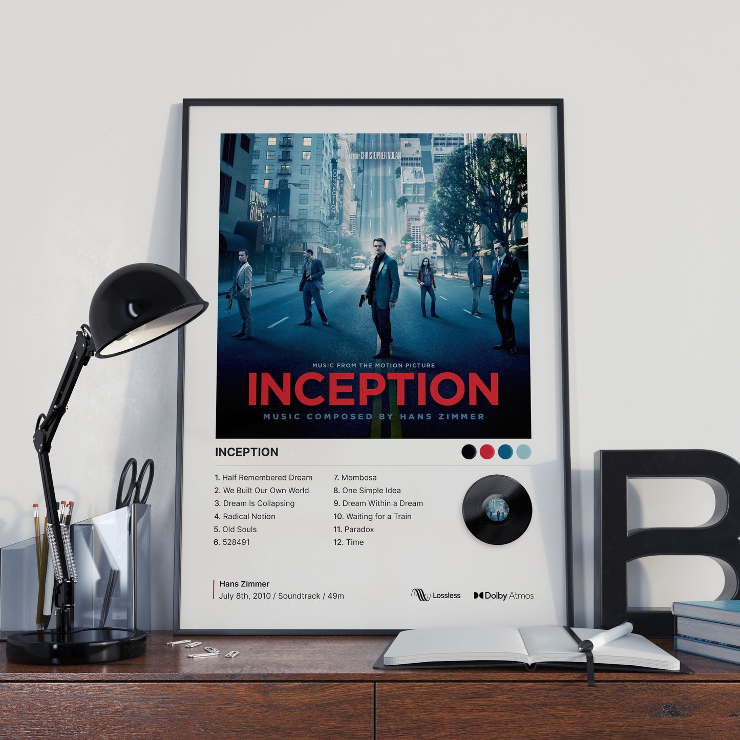 Locandina della colonna sonora di Inception