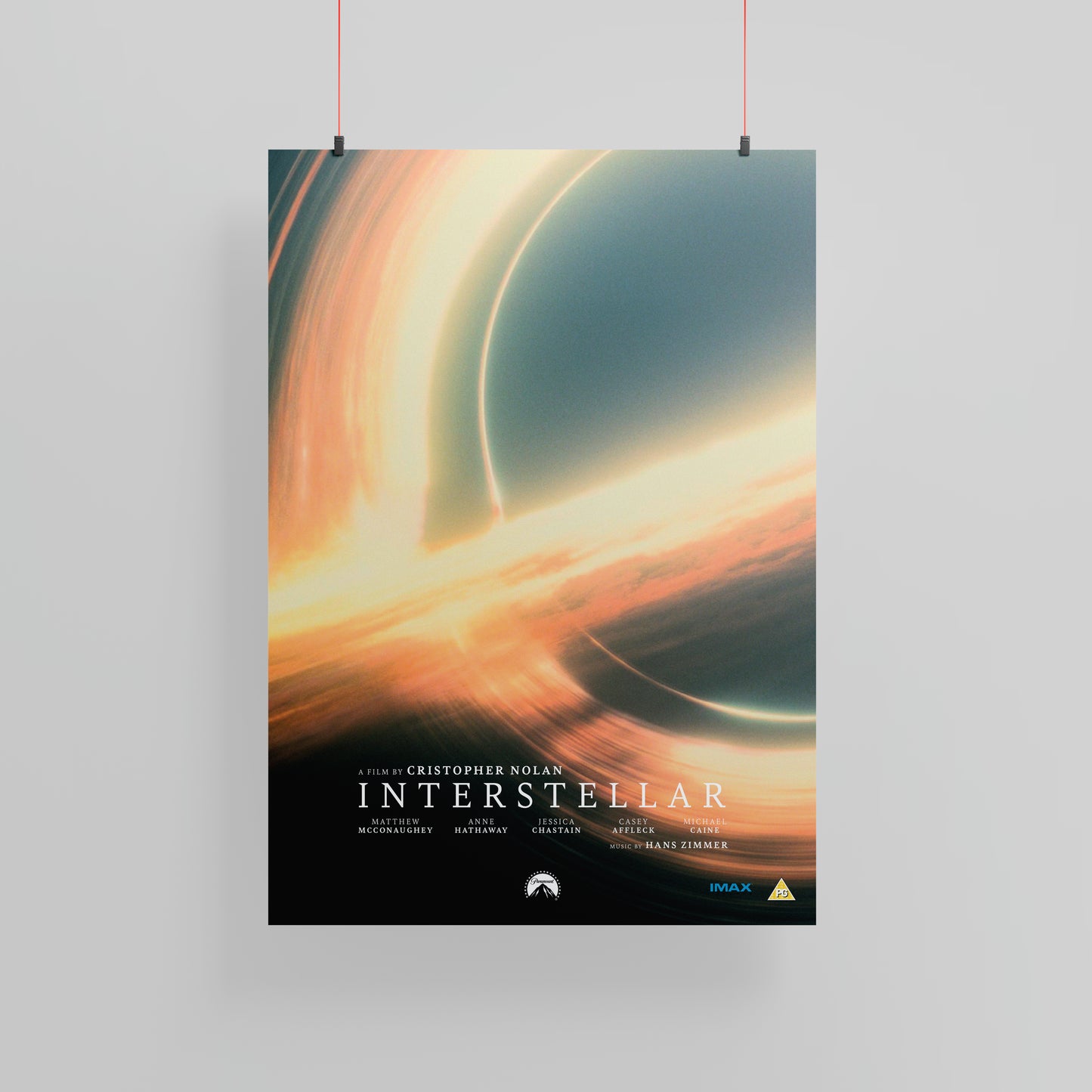 Poster interstellare "Gargantua".