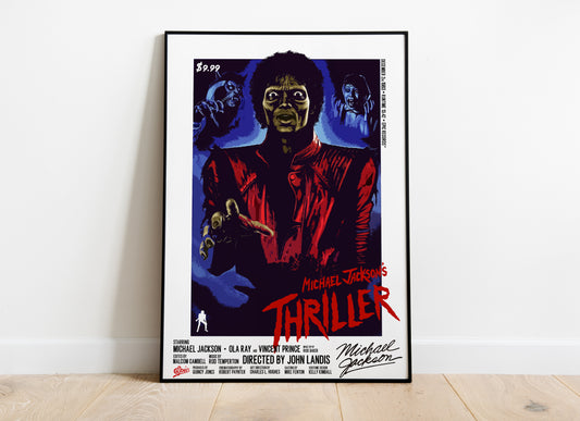 Locandina del film "Thriller" di Michael Jackson