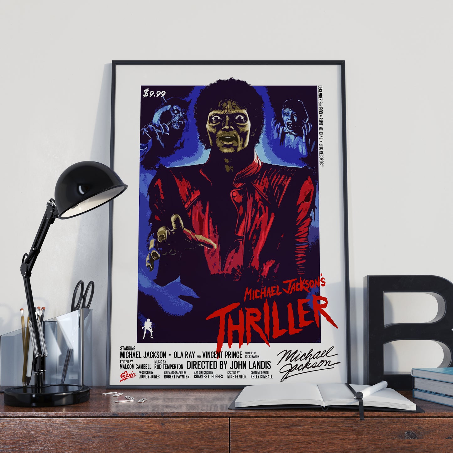 Michael Jackson "Thriller" Movie Poster