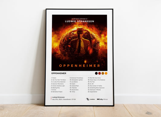 Oppenheimer Soundtrack Poster